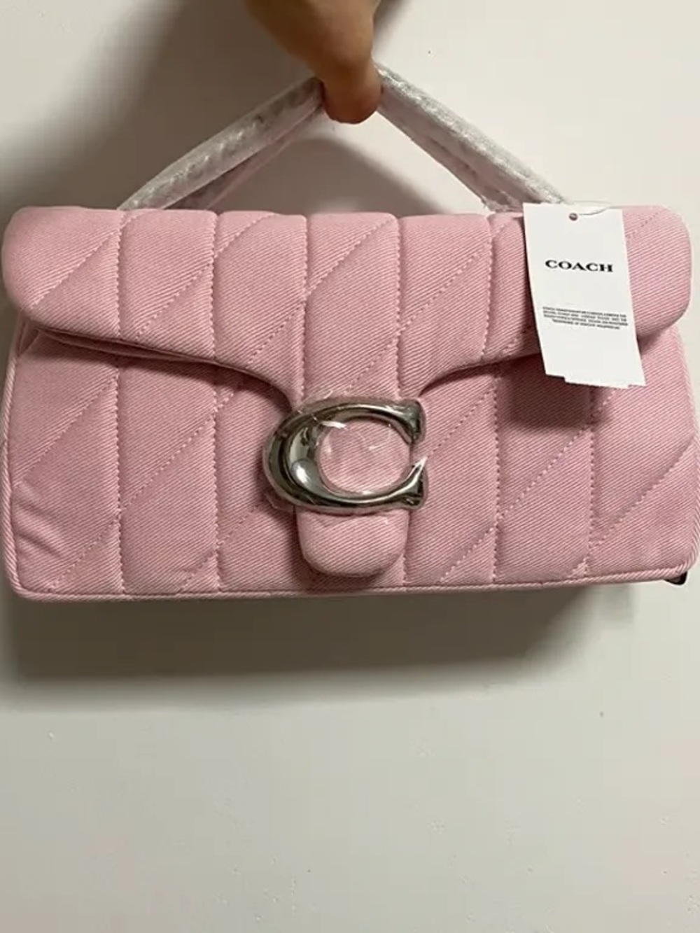 Coach Tabby 26 Shoulder Bag in Ballerina Light Pink - New - Picture 7 of 8